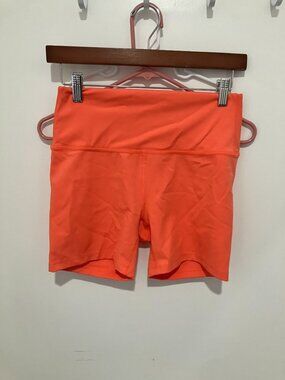 All In Motion Women's High Rise Bike Shorts, Coral, Size Medium
